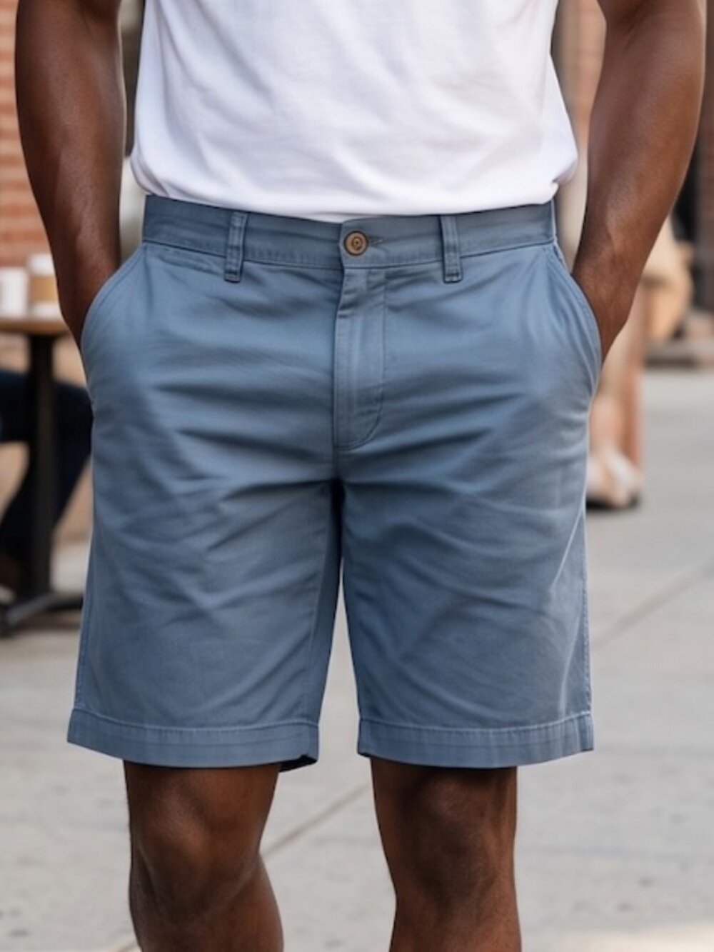 Ralph Lauren Nantucket Twill Light Blue Shorts Relaxed Fit 10" Inseam Size 29